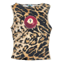 Load image into Gallery viewer, Y2K Leopard Number Print Tank Top
