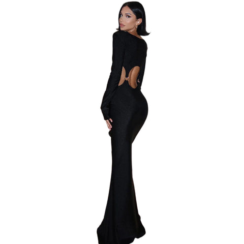 Hollow Out Loop Dress-Modern Baby Las Vegas