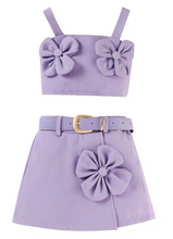 Load image into Gallery viewer, 3D Floral Skirt Set
