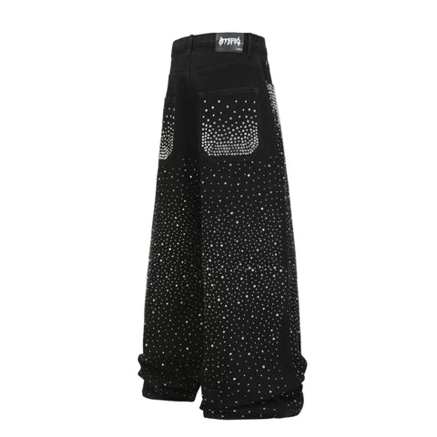 Crystal Starburst Pocket Denim Jeans