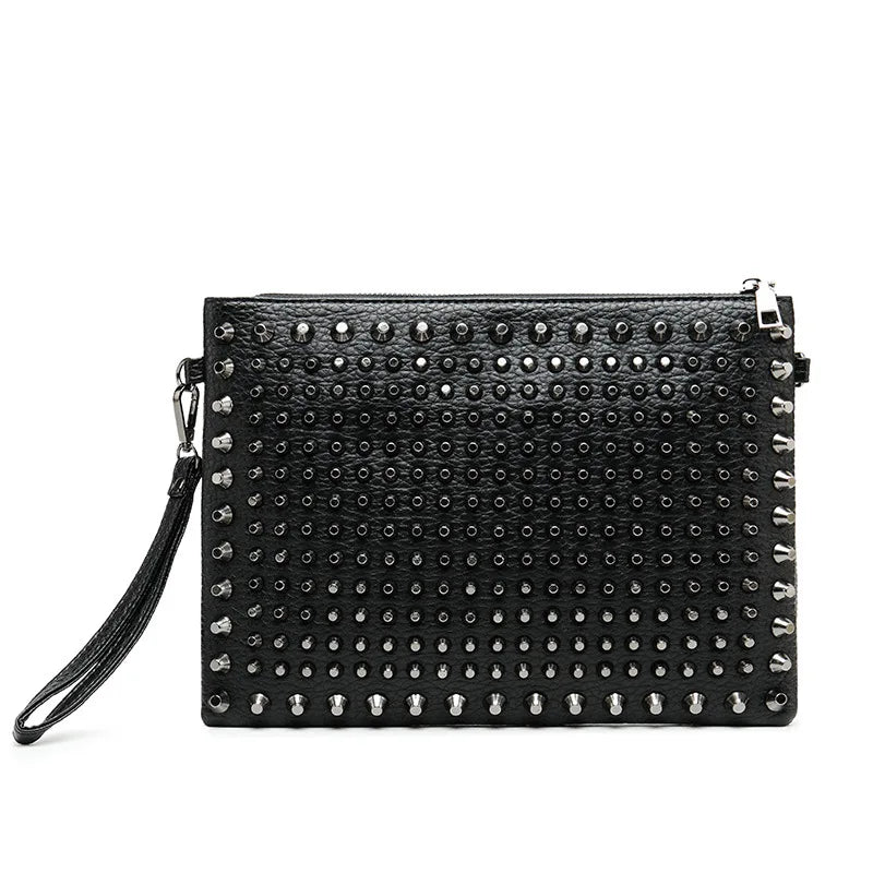 Rockstar Rivet Clutch Handbag