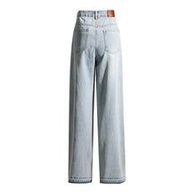 Load image into Gallery viewer, Speckled Denim Straight Leg Denim Jeans
