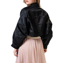 Load image into Gallery viewer, Short Patch Bomber Blazer Jacket-Modern Baby Las Vegas
