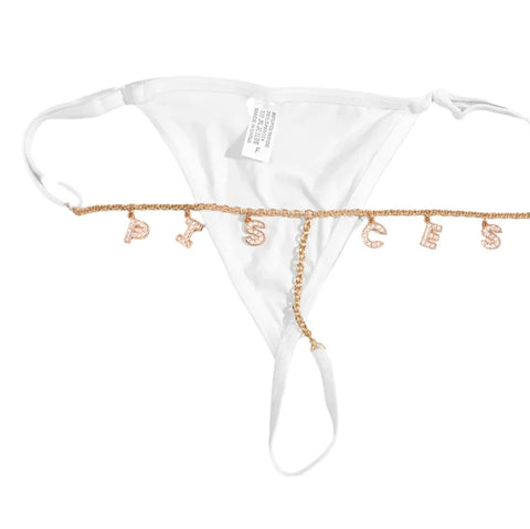 Custom Name Letter Thong-Modern Baby Las Vegas