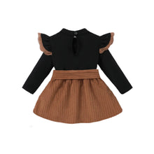 Load image into Gallery viewer, Flare Sleeve And Bow Textured Skirt
