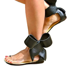 Load image into Gallery viewer, Leather Bow Sandals
