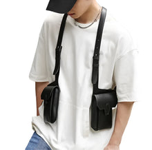 Load image into Gallery viewer, Leather Pocket Chest Bag
