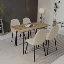 Load image into Gallery viewer, Wood Dining Table Set for 4
