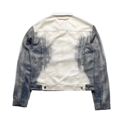 Gradient Figure Denim Jacket