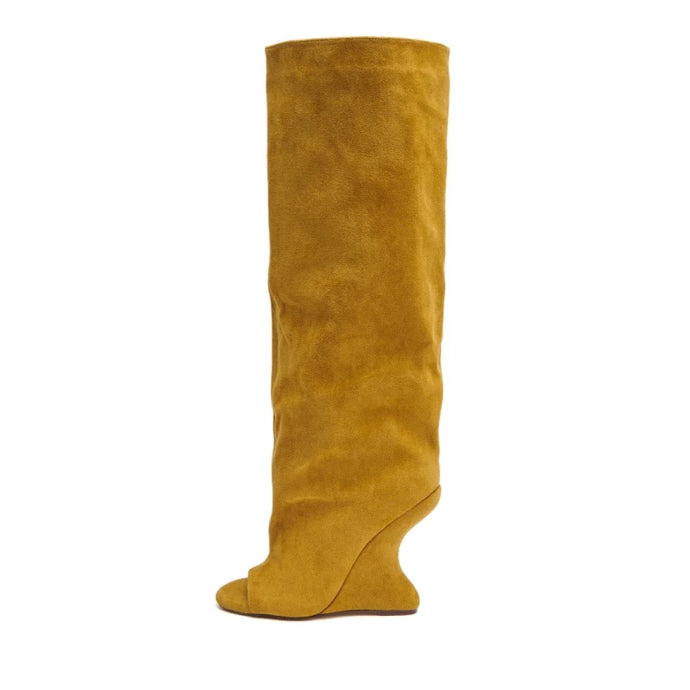 Open-Toe Knee High Boots | Modern Baby Las Vegas