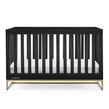 Load image into Gallery viewer, Gold Accent Convertible Crib
