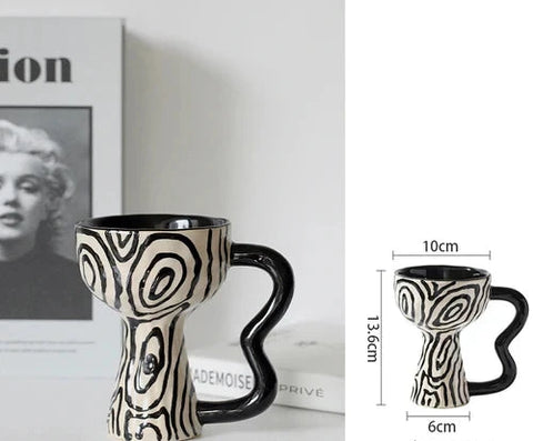 Modern Irregular Shaped Ceramic Mug-Modern Baby Las Vegas