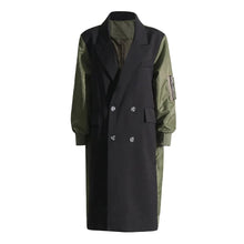 Load image into Gallery viewer, Patch Blazer Trench Coat
