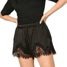 Load image into Gallery viewer, Lace Patch Mini Shorts
