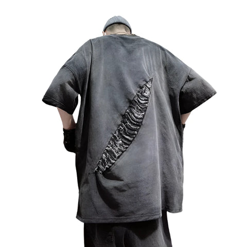 Ripped Slash T-Shirt-Modern Baby Las Vegas