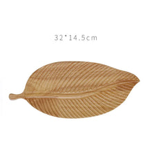 Load image into Gallery viewer, Wooden Leaf Tray
