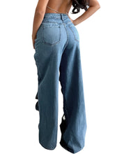 Load image into Gallery viewer, Hollow Out Denim Pants
