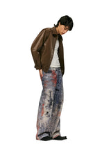 Load image into Gallery viewer, Vintage Paisley Digital Printed Denim Jeans
