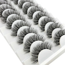 Load image into Gallery viewer, 10 Pair 3D Faux Mink Eyelash Set
