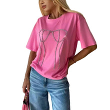 Load image into Gallery viewer, Crystal Corset Design Top
