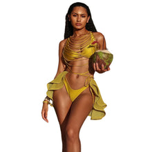 Load image into Gallery viewer, Hollow Out Net Bikini Set
