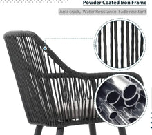 Load image into Gallery viewer, Woven Patio Dining Chair Set
