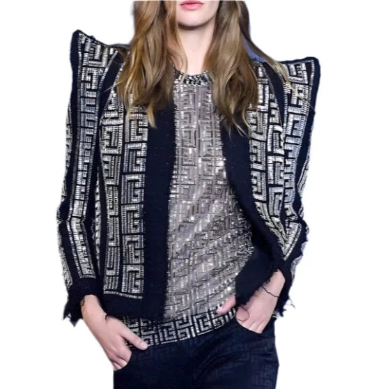 Crystal GEO Print Jacket