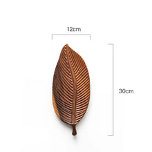 Load image into Gallery viewer, Wooden Leaf Tray
