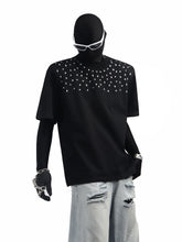 Load image into Gallery viewer, Crystal Speckled Collar Top
