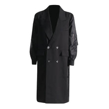 Load image into Gallery viewer, Patch Blazer Trench Coat
