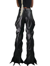 Load image into Gallery viewer, Irregular Leather Punk Pants
