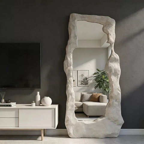 Luxe Stone Design Mirror