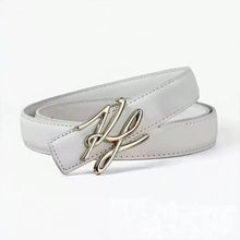 Load image into Gallery viewer, Gold Script Belt
