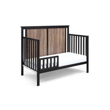 Load image into Gallery viewer, Wood Black Finish Convertible Crib | Modern Baby Las Vegas
