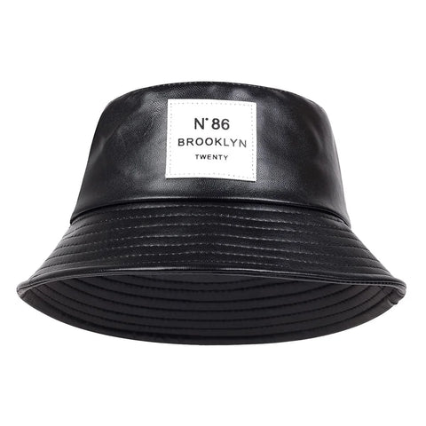 Leather Brooklyn Bucket Hat-Modern Baby Las Vegas