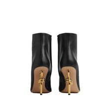 Load image into Gallery viewer, Metal Knot Shaped Heel Short Boots
