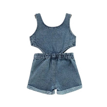 Load image into Gallery viewer, Hollow Out Denim Jumpsuit
