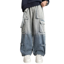 Load image into Gallery viewer, Vintage Patch Cargo Jeans
