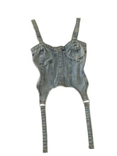 Load image into Gallery viewer, Irregular Vintage Denim Tank Top
