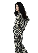 Load image into Gallery viewer, Zebra Print Pajamas
