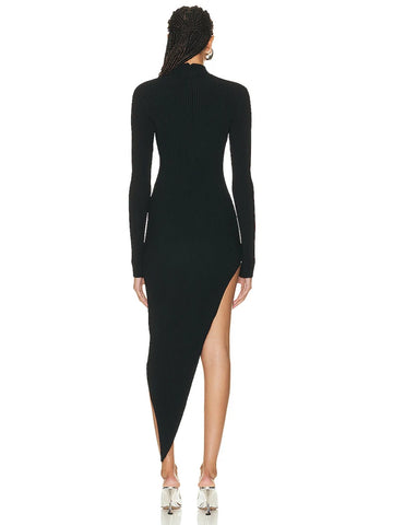 Hollow Out Irregular Dress-Modern Baby Las Vegas