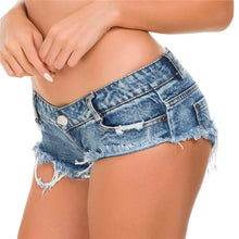 Load image into Gallery viewer, Micro Mini Denim Shorts
