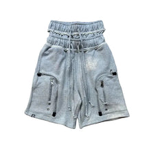 Load image into Gallery viewer, Double- Waist Patch Shorts
