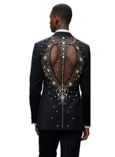 Load image into Gallery viewer, Hollow Out Crystal Diamond Tuxedo

