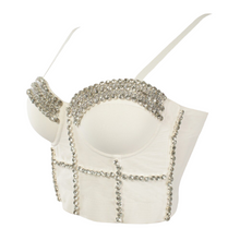 Load image into Gallery viewer, Diamond Chain Bustier Bra
