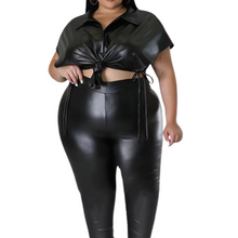 Load image into Gallery viewer, Leather Pant Set
