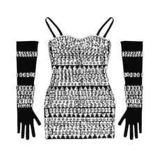 Load image into Gallery viewer, Crystal Mini Dress Set
