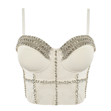 Load image into Gallery viewer, Diamond Chain Bustier Bra
