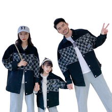 Load image into Gallery viewer, Family Checker Denim Jackets
