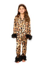 Load image into Gallery viewer, Family Matching Fur-Trim Pajama Set
